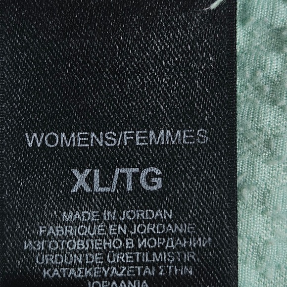 The North Face Pullover Womens XL Mint Green Quarter Zip Textured Fleece Hiking - Picture 4 of 7